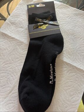 Dr. Martens Black Ankle Athletic Socks – S/M
